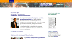 Desktop Screenshot of buero-fuer-arbeitsschutz.de